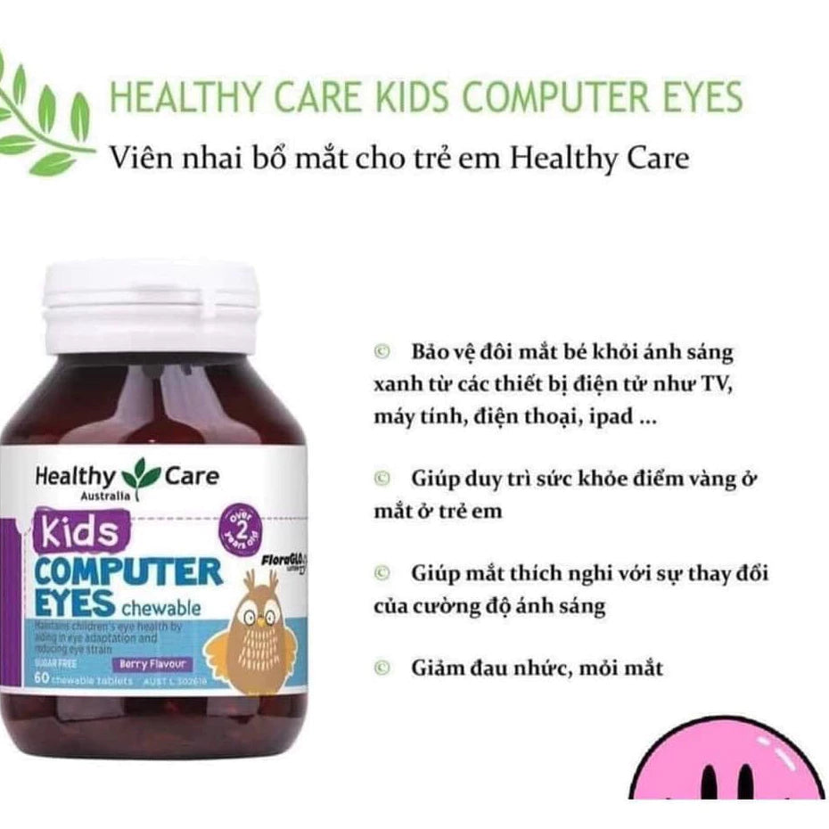 Healthy Care Kids High Strength DHA tablets for children, Australia (60 tablets)