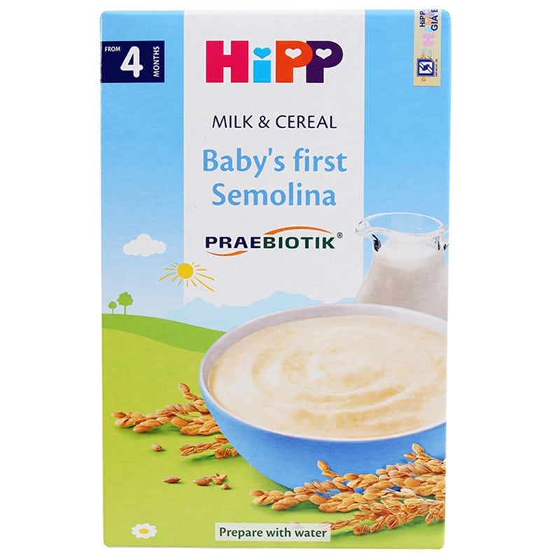 HiPP baby cereal with added fiber to aid digestion 250g - For babies from 4 months, many flavors