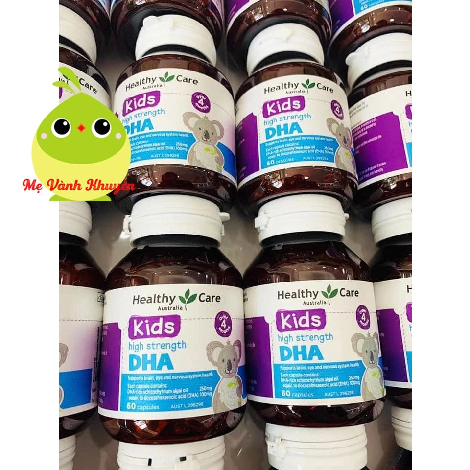 Healthy Care Kids High Strength DHA tablets for children, Australia (60 tablets)