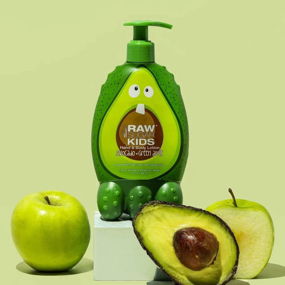 Raw Sugar Kids Foaming Soap and Imported Shampoo and Conditioner
