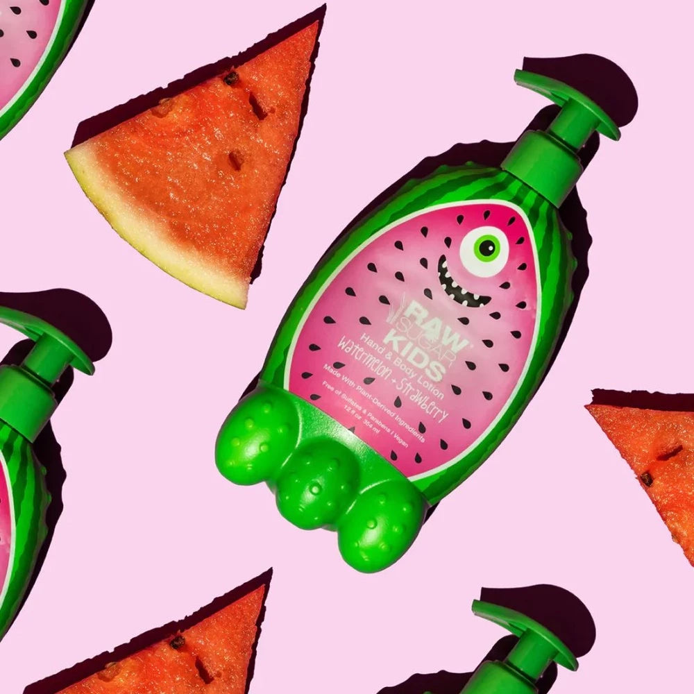 Raw Sugar Kids Foaming Soap and Imported Shampoo and Conditioner