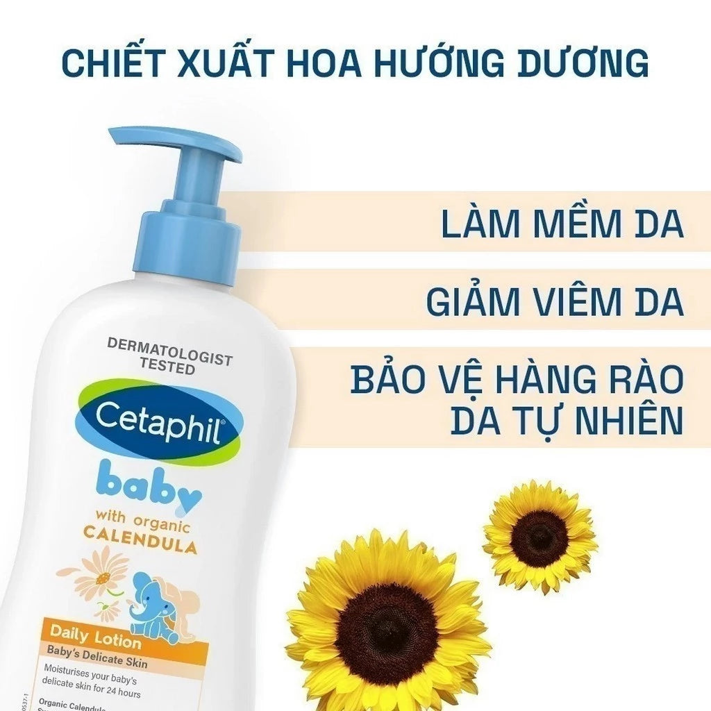 Cetaphil Baby Daily Lotion With Organic Calendula 400ml