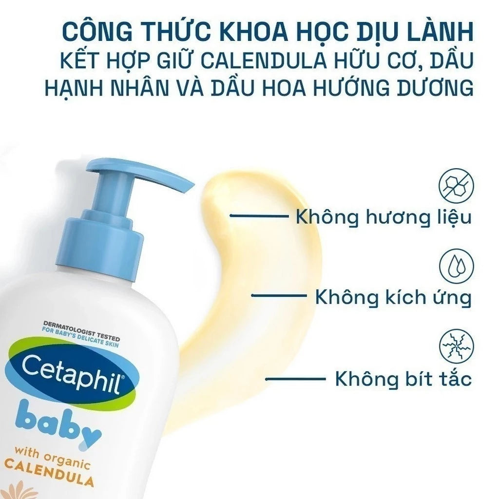 Cetaphil Baby Daily Lotion With Organic Calendula 400ml
