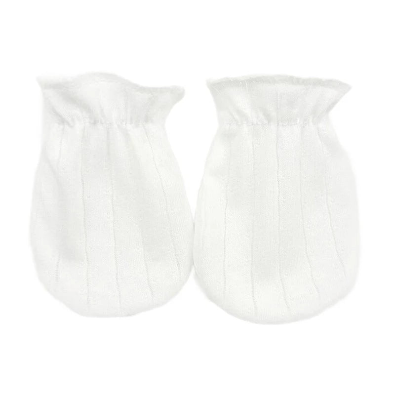 Anti-Scratch Gloves for Newborns Lightweight and Stretchy Cotton Gloves