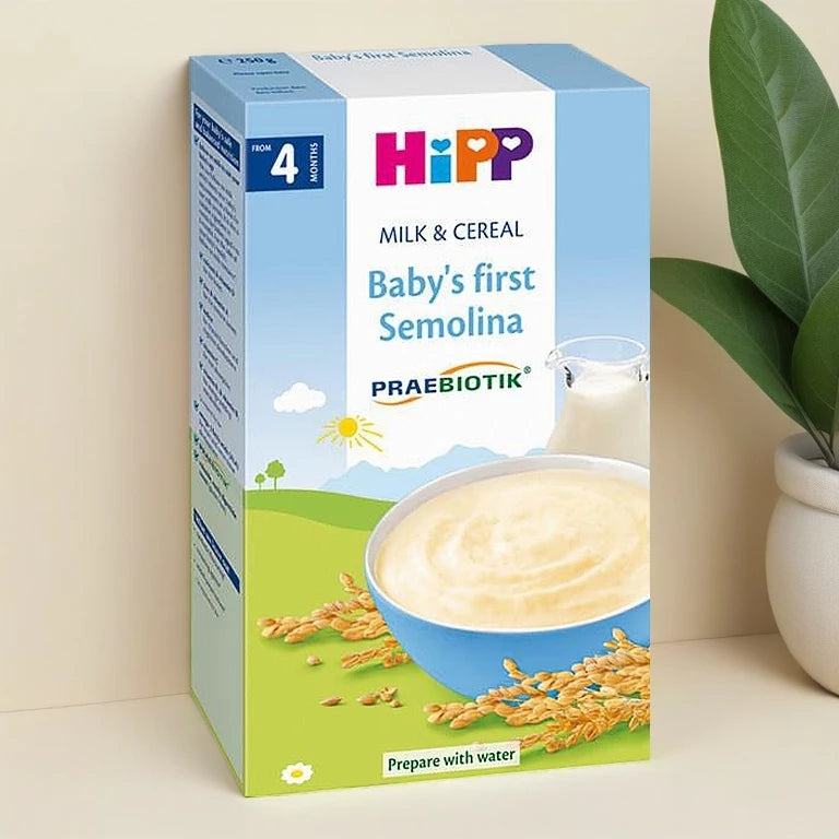 HiPP baby cereal with added fiber to aid digestion 250g - For babies from 4 months, many flavors