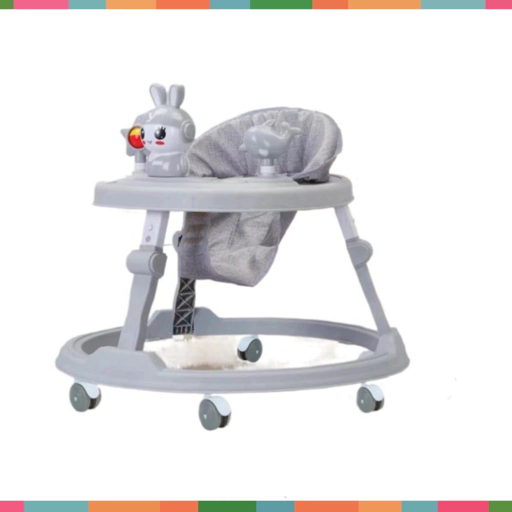 3-in-1 Round Baby Walker, 360 Degree Rotating, Safe and Convenient