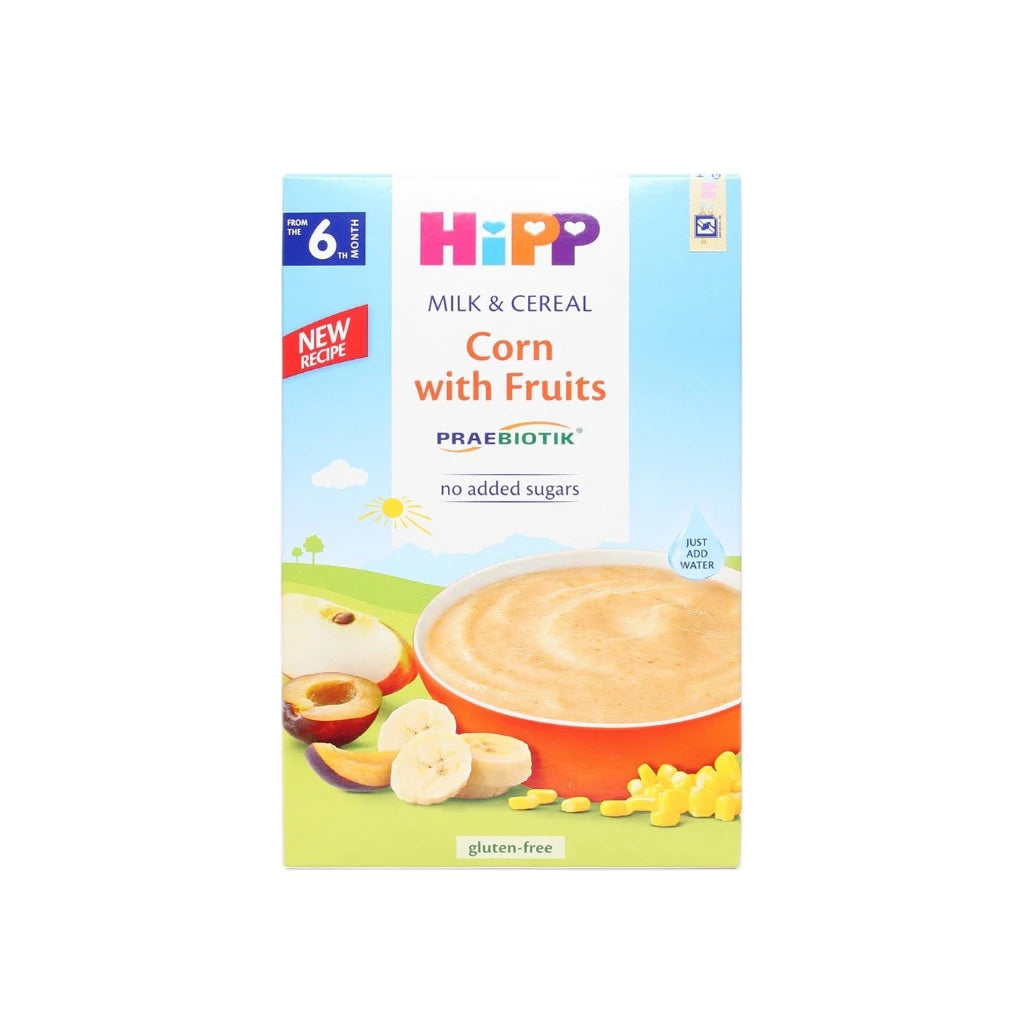 HiPP baby cereal with added fiber to aid digestion 250g - For babies from 4 months, many flavors