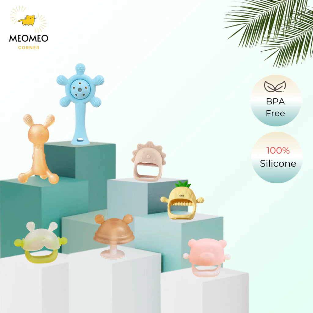 LILCARE Premium Silicone Teether, soft for babies