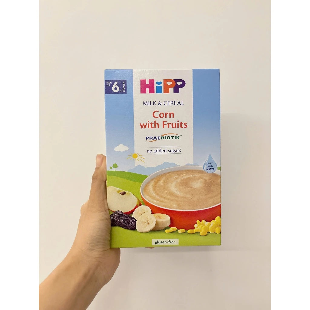 HiPP baby cereal with added fiber to aid digestion 250g - For babies from 4 months, many flavors