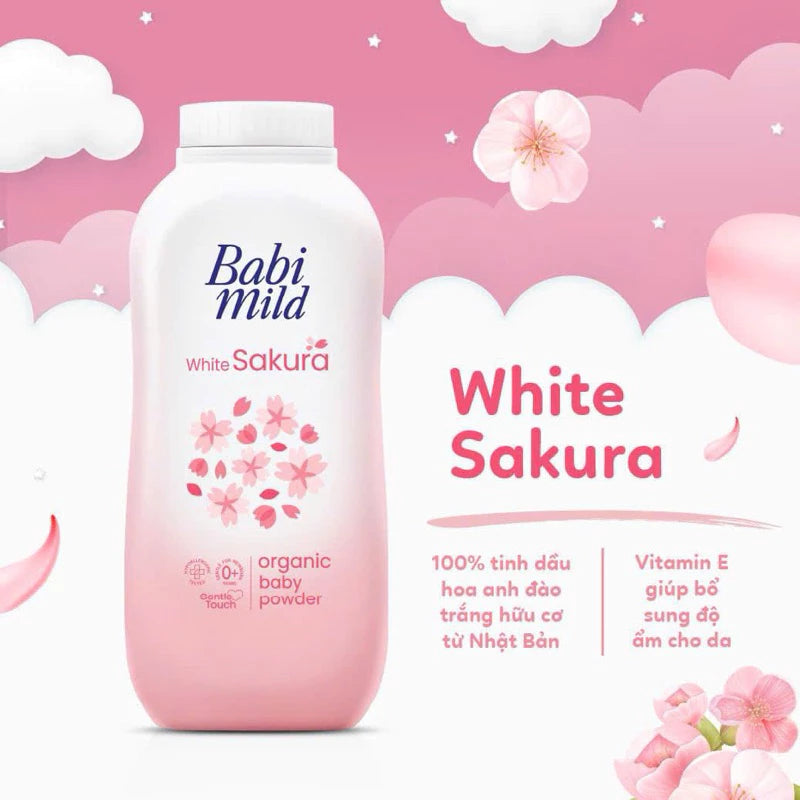 Babi Mild Baby Powder 160g
